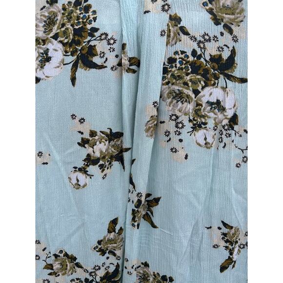 Free People‎ Tree Swing Floral Tunic Short Dress in Mint Size Small Sz S - Picture 6 of 6